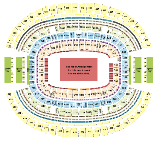 AT&T Stadium Chris Brown Seating Chart